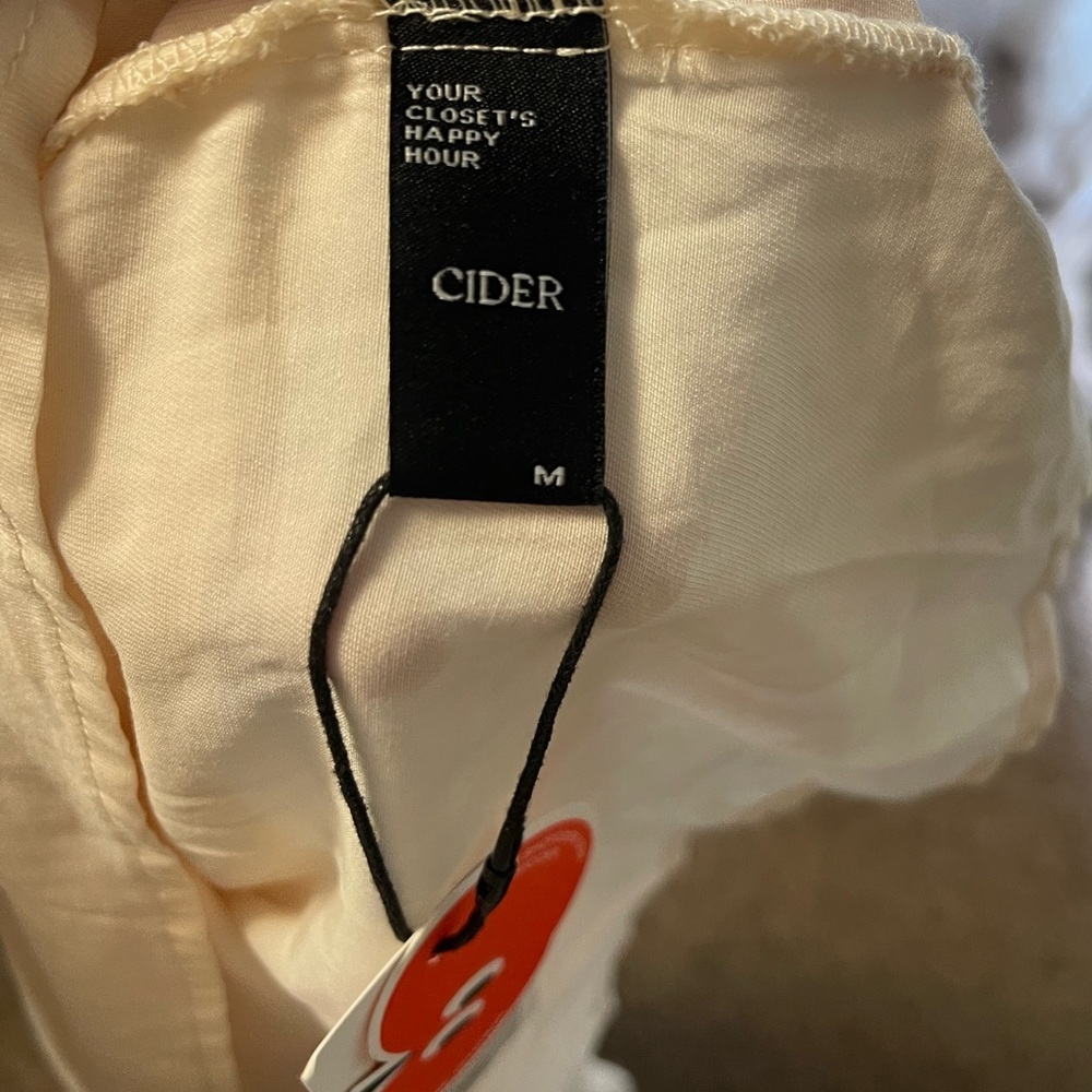 CIDER,SOLID RUFFLES LACE UP MAXI DRESS - Picture 9 of 10
